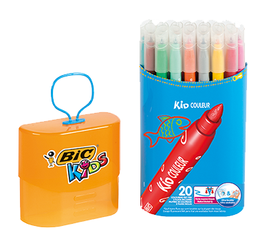 BIC Kids - Kid Couleur - Rotuladores de Colores de Punta Media - Docentes  Decentes